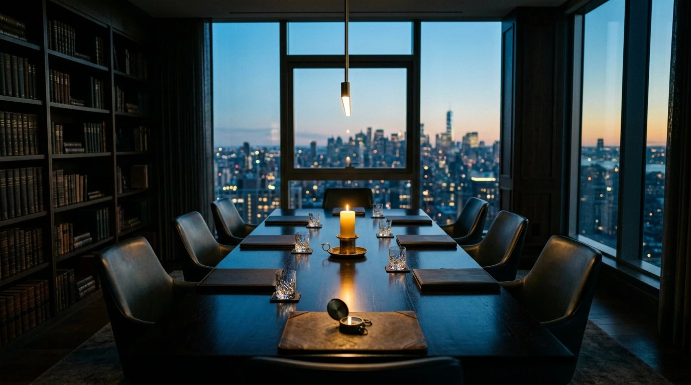 Private family office boardroom