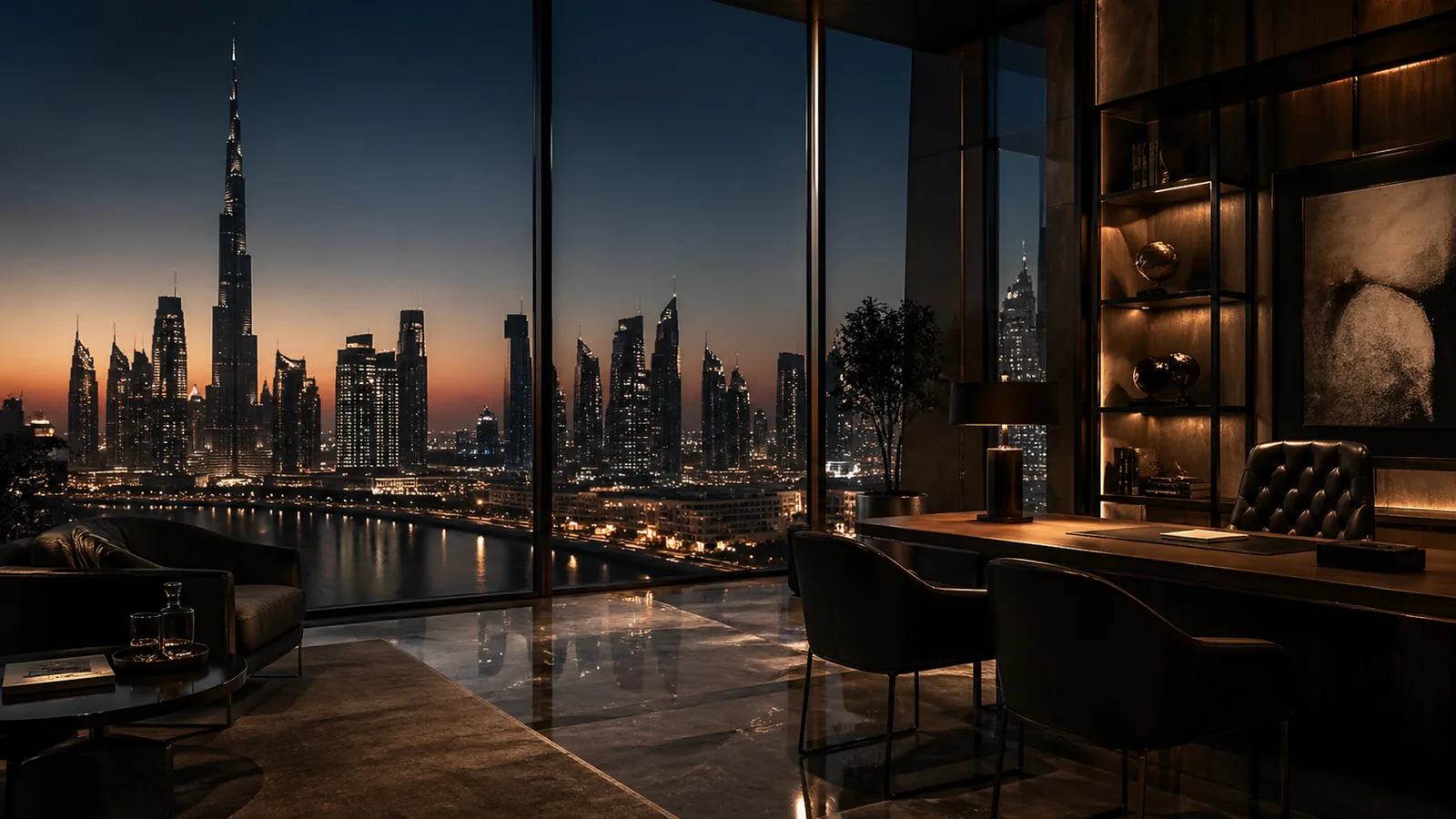 Goodwill World private family office overlooking Dubai