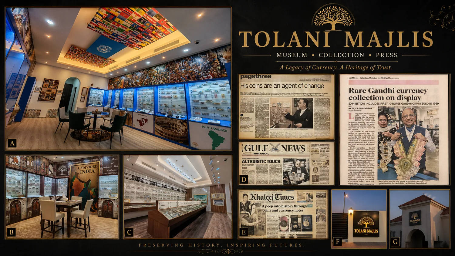 Tolani Majlis museum, collection and press archive