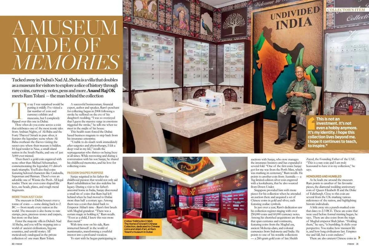Feature article about Tolani Majlis and the family collection